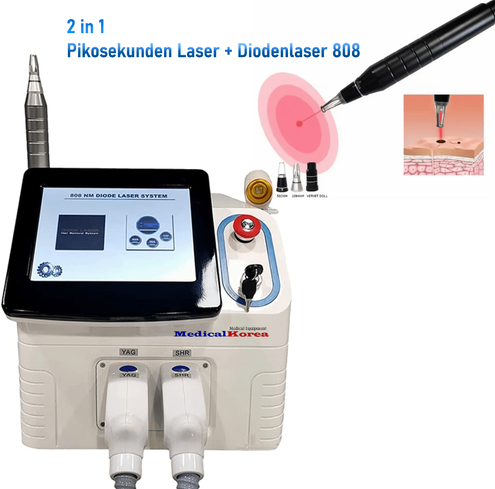 Pikosekunden Laser - Diodenlaser 808 2in1 – Bild 2