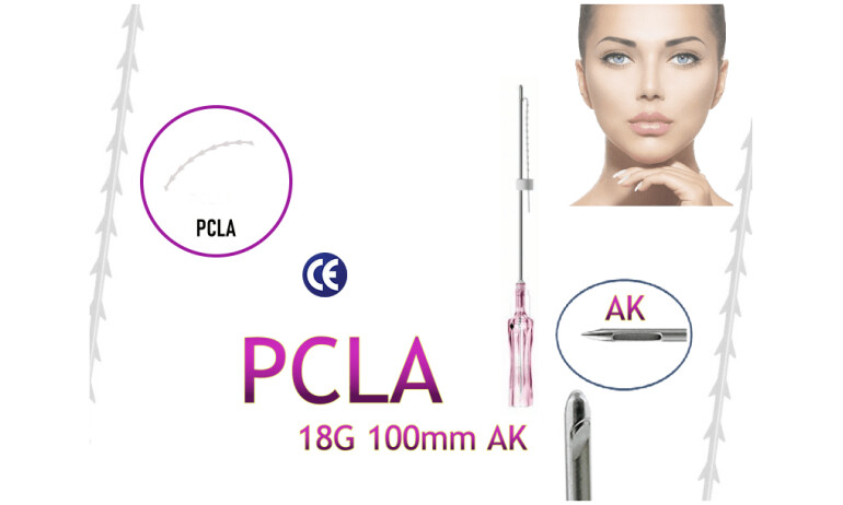 PCLA Fäden Doppelherz gepresst,Extra Stark,18G x 100mm x 150mm ,L-Typ