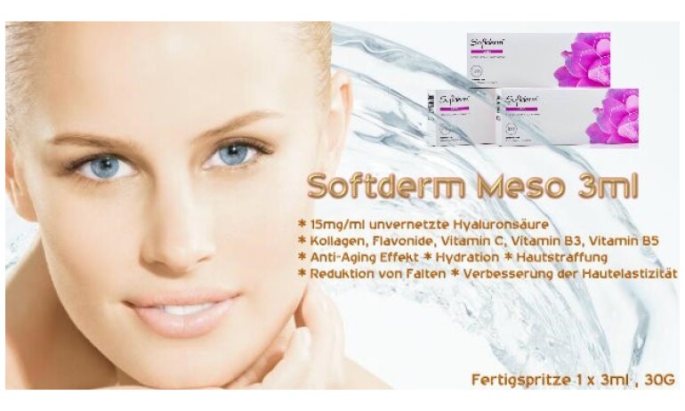 Softderm Fertigspritze 3ml, Mesolift Hydration