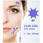 PDO Fäden COG 4-1 8D 21G 38mm V-Lift, L Typ