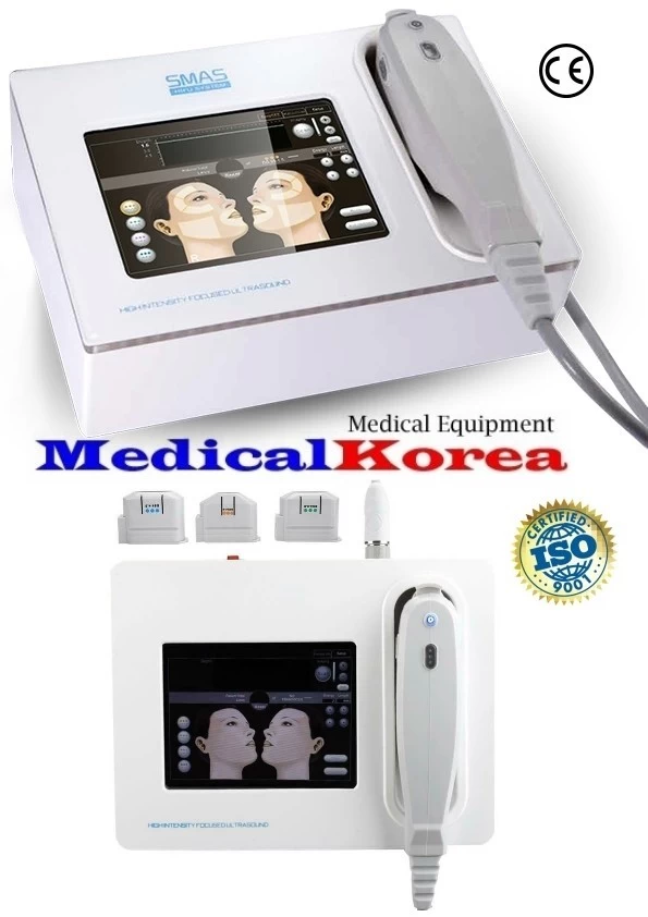 HIFU SMAS Lifting,Hohe Intensität Focused Ultraschall Portable Gerät inkl.3 Schallköpfe