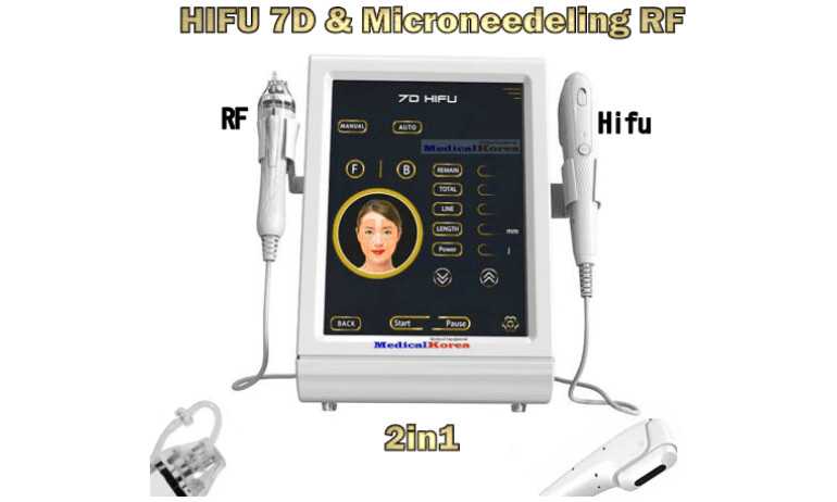 HiFu 7D Gerät Pro mit Microneedeling RF 2in1