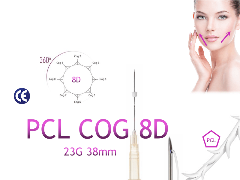 PCL Fäden COG 8D 23G 38mm V-Lift, Spitz