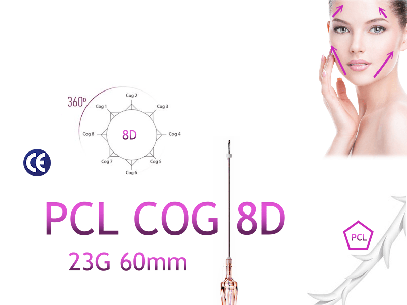 PCL Fäden COG 8D 23G 60mm V-Lift, L Typ