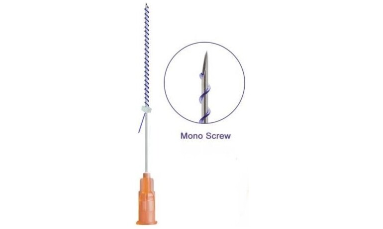 PDO Fäden 30G 25mm Mono Screw 20St