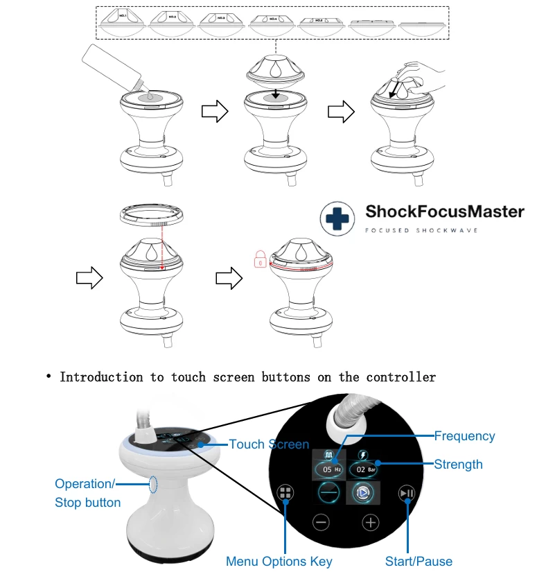 Stosswellentherapiegerät, ShockFocusMaster – Bild 3