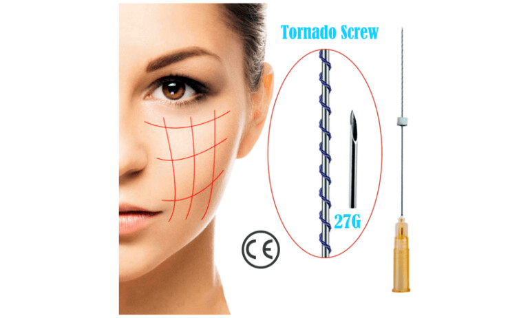 Tornado Screw  PDO 27G 38mm/60mm Spitz